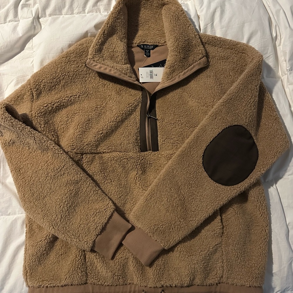 Ralph Lauren Tan Sherpa Jacket